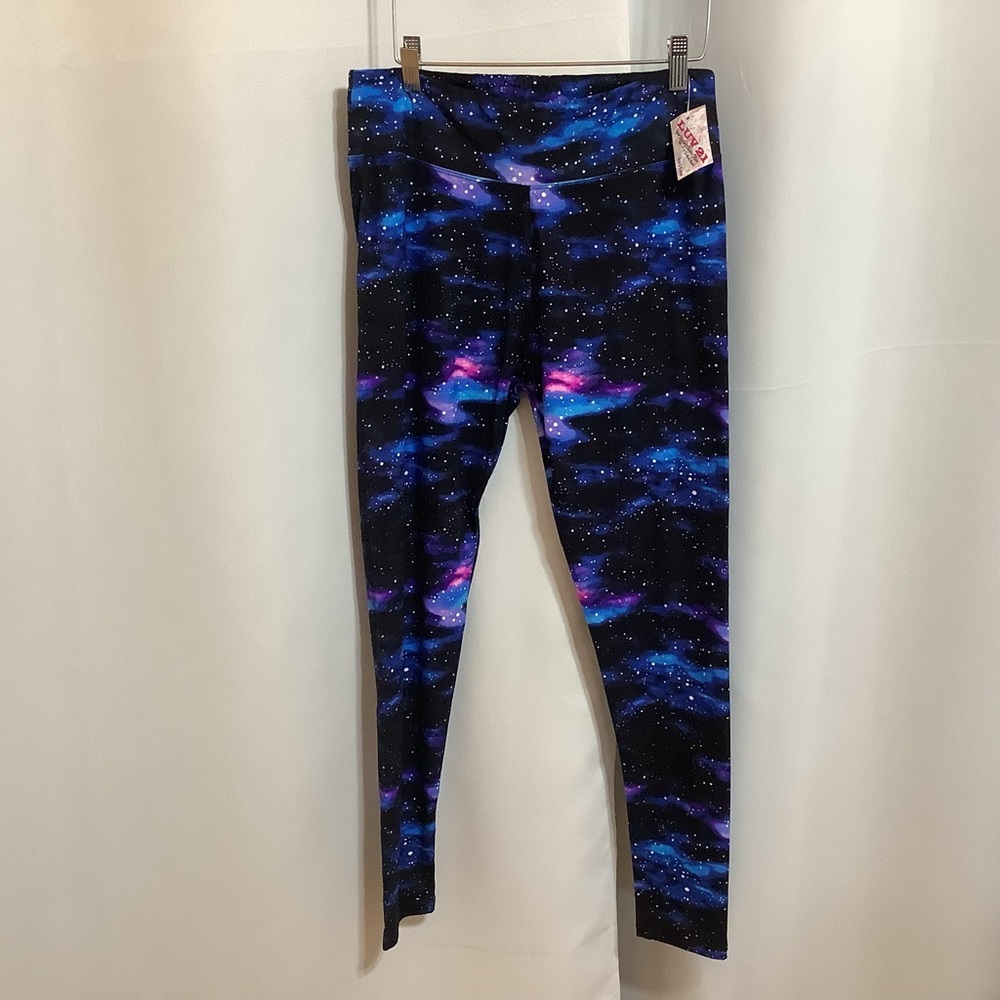 Leggings Depot Yoga Leggings Size Plus Size 12-16 Black Blue Purple